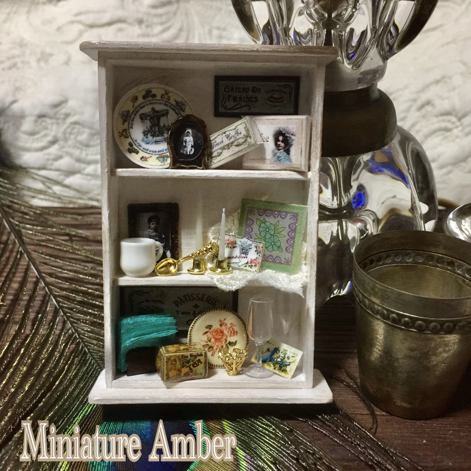 ミニチュア アンティーク プレートラック - Amber's GALLERY | minne