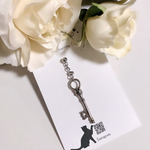 鍵 ピアス 片耳 メンズ シルバーピアス