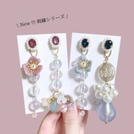 刺繍シリーズピアス【右】2way | melancholily