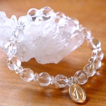 2022年8月アップグレード✨💎Clear Light💎虹色に輝く☆水晶パワーストーンブレスレット　送料無料