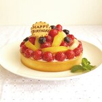エスキィス【お急ぎ出荷・日時指定可】フルーツタルト 16cm 5.5号 5〜6名様用 誕生日ケーキ フルーツケーキ プレゼント