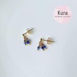ラピスラズリのミニピアス/イヤリング