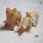 【動物シリーズ】ぶたのピアス