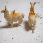 【動物シリーズ】ラマのピアス