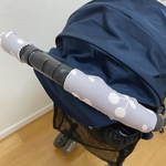 さくらんぼ柄 ♡ ベビーカーハンドルカバー