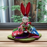 おめかしをしたうさぎさん