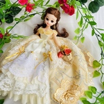 ｡＊*  オレンジシャーベット プリンセスドレス *＊｡