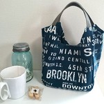 アメリカンなトートバッグ  小  ランチバッグにどうぞ