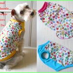 ★フ★ドッグウェア・犬服・アロハメッシュ・東レニットタンク３色から。３Ｓ～４Ｌ、ダックス、フレブル・調整可.~