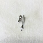 シルバーペンダントトップ枠　1個付きタイプ