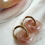 peach／ピアス／イヤリング