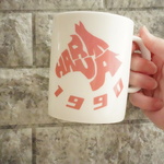 [UMA ]ビッグロゴの マグカップ (ピンク)