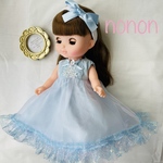 ♡お気に入りのドレス♡　lightblue　メルちゃん　ソランちゃん　レミンちゃん　サイズ