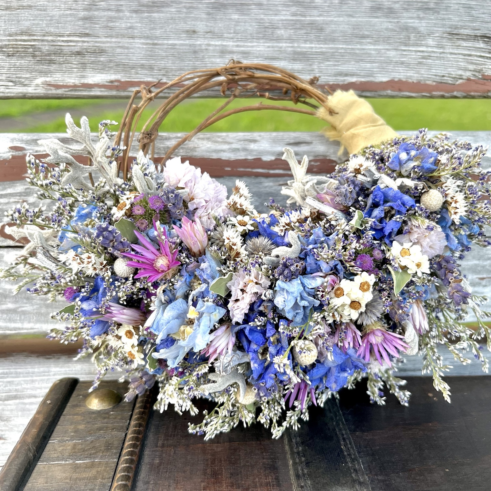フレンチリース ブルー - naturalflowers | minne byGMOペパボ 国内