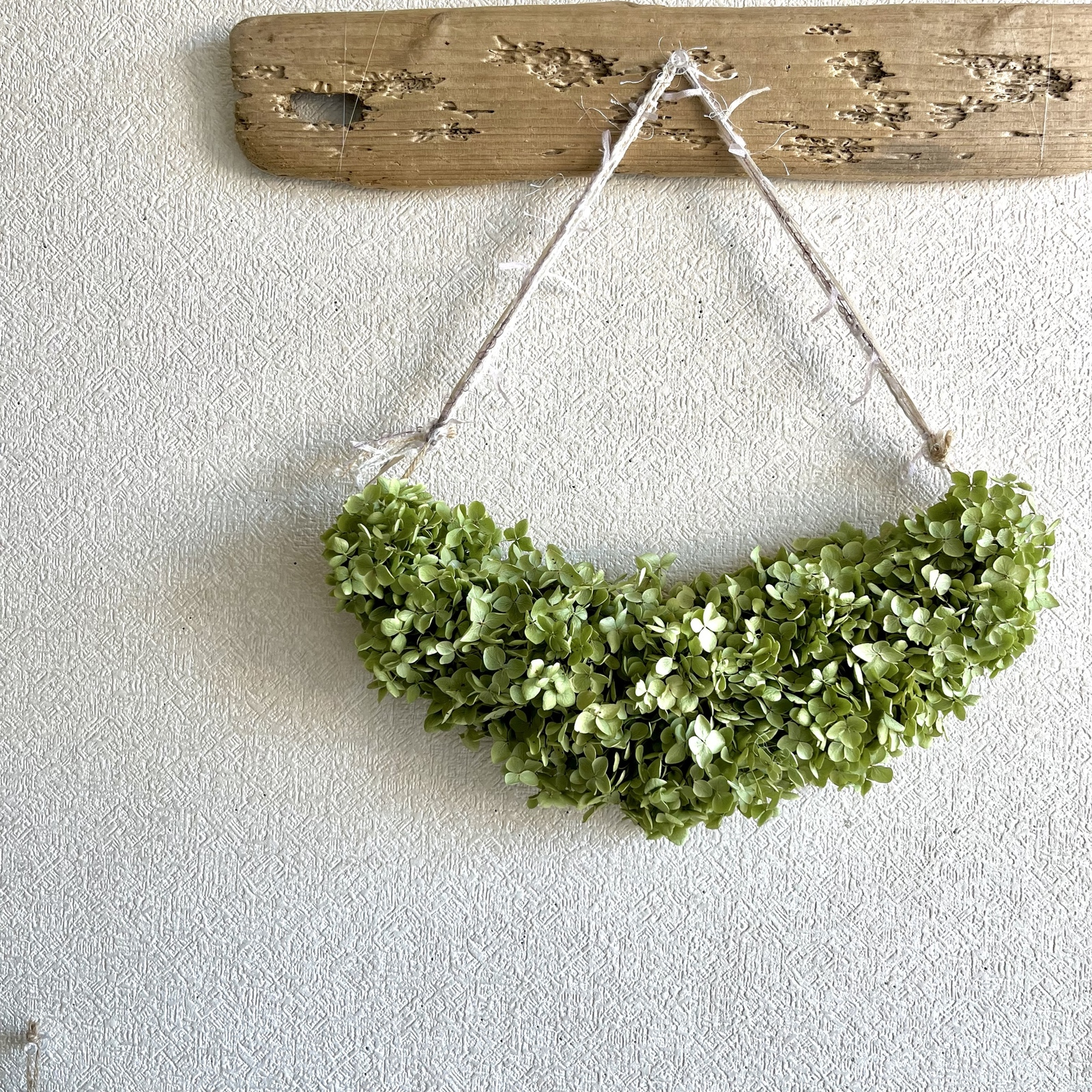 アナベル紫陽花 三日月リース - naturalflowers | minne byGMOペパボ