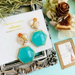 ꫛꫀꪝ✧‧˚夏を楽しむアクセサリー(アクアブルー🐠)ピアス/イヤリング 
