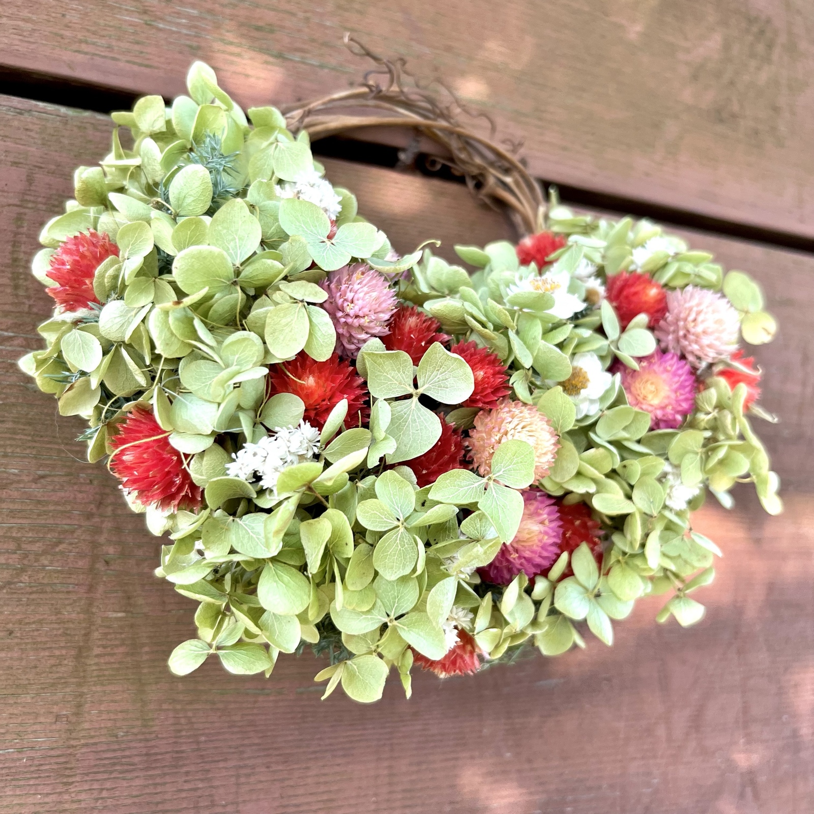 アナベル紫陽花　花畑リース アナベル紫陽花 花畑リース - naturalflowers | minne byGMOペパボ