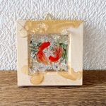 【8/7  21時〜販売予定】額縁金魚～レースフラワー