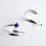 12月誕生石＊ラピスラズリのペアリング＊天然石【comet】