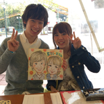 【似顔絵】筆タイプ 2名様用【送料無料】