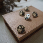 金属シャンクボタン　月【2個set】