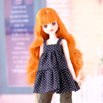 リカちゃん服＊ティアードチュニック（水玉）＊ブライス