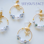 再販2 ヒトデのリングピアス／イヤリング