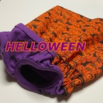 完成品犬服（30/44/36）☆ハロウィン🎃カボチャランタンワンピース