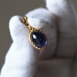 アイオライト１４　K14gf製　JBBクラウンペンダントトップ❀