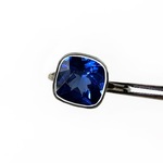 一点もの Swiss Blue Topaz リング/ 受注製作