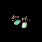 pierce ”petit series”『Opal』10月誕生石 天然石 原石アクセサリー