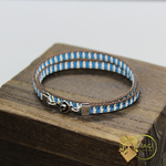 [送料無料] 二重巻きの組紐ブレスレット