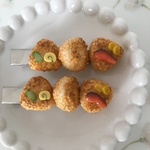 焼きおにぎりのヘアクリップ♡6cm♡左用