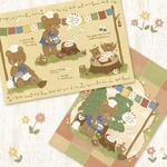 ポストカード『くまとケーキ』2枚セット