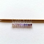 パープル系のステッチマーカー　10個入り