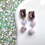 Jacaranda purple pierce / earring