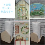 ☆ま様の専用になります☆  ペーパースタンド「ハウス型&鳥籠型」  セット    