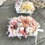 ピンク　ミニアレンジメント   ドライフラワー　 　誕生日プレゼント　引っ越し祝い　　記念日　ギフト