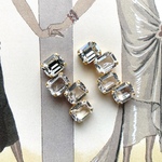 clear water pierce / earring