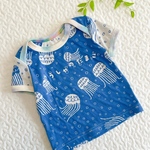 80cmクラゲ柄ベビーtシャツ