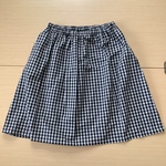 miki7taka8様専用 黒チェックの ギャザースカート