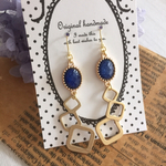 【再販☆】マットゴールドスクエアピアス♡