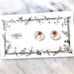 赤 花 小さいピアス🌹