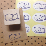 ダラダラ パンダ 消しゴムはんこ