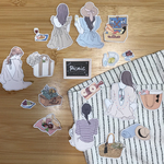女の子のフレークシール♡ピクニック