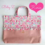 入園入学🎀リバティ レッスンバッグ🎀ベッツィZ ベリー×シトラス 🍒