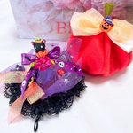 ハロウィン🎃犬帽子ハンドメイド　ハロウィン魔女帽子　犬服　犬ワンピースハロウィン