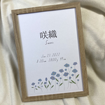 命名書＊ブルーデージー