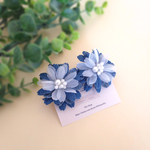 再販.デニムのイヤリングorピアスNo.2