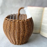 ユティルポットLサイズ♡丸洗いokバスケット♡ハンギングや鉢カバー、寄せ植え